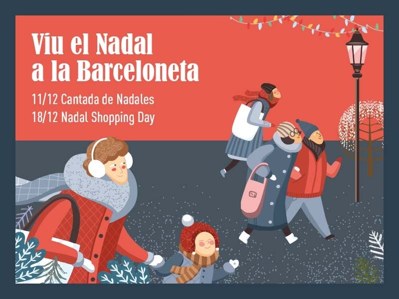 Vive la Navidad en la Barceloneta