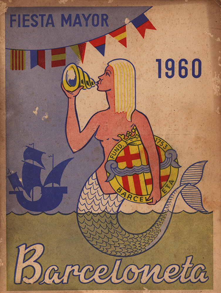 1960. Programa Fiesta Mayor Barceloneta