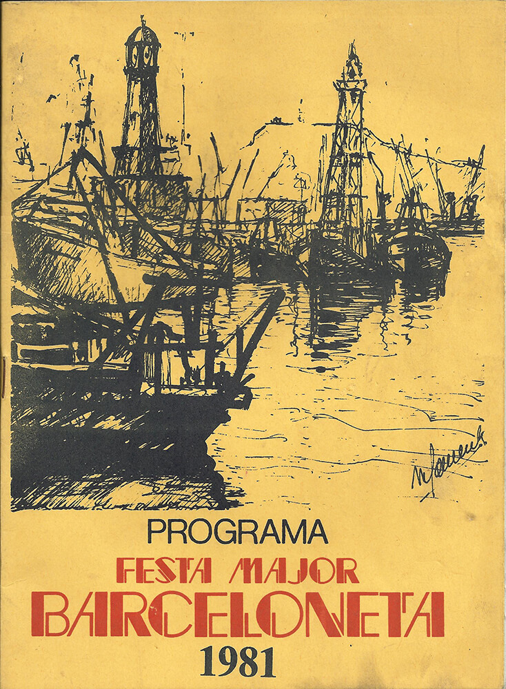1981. Programa Festa Major Barceloneta