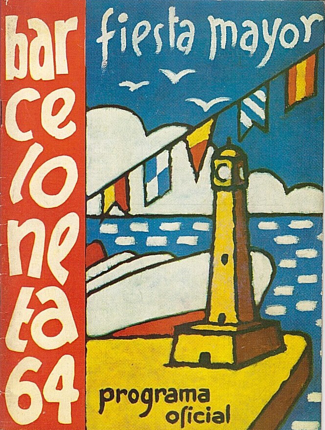1964. Programa oficial Fiesta Mayor Barceloneta 64