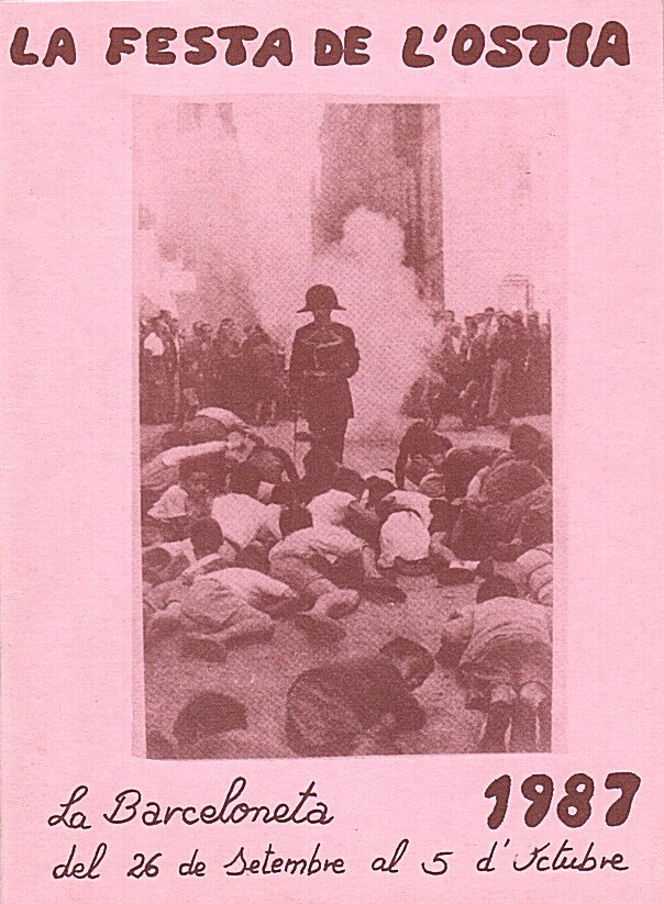 1987. Cartell La Festa de l'Ostia