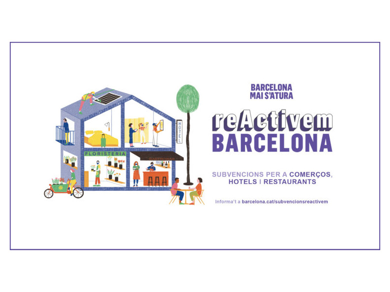 “ReActivamos Barcelona” con ayudas al comercio, la restauración y los alojamientos turísticos